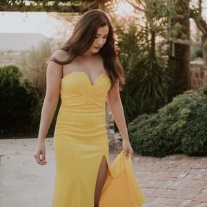 Yellow Prom Dress